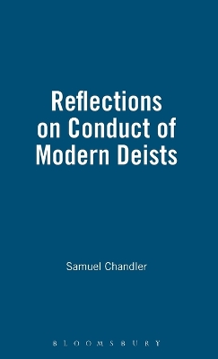 Cover of Reflections On Conduct Of Modern Deists
