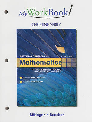 Book cover for MyWorkBook for Developmental Mathematics