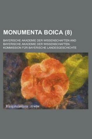 Cover of Monumenta Boica (8)