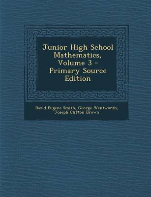 Book cover for Junior High School Mathematics, Volume 3 - Primary Source Edition
