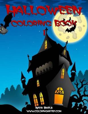 Book cover for Halloween Coloring Book 1