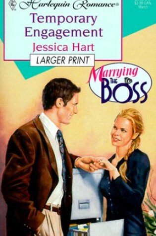 Cover of Temporary Engagement (Marrying the Boss)
