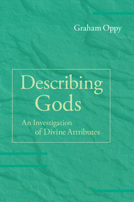 Book cover for Describing Gods