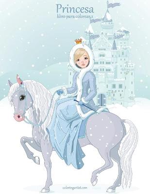 Cover of Princesa libro para colorear 2
