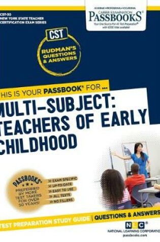 Cover of Multi-Subject: Teachers of Early Childhood (Birth-Gr 2) (Cst-30)