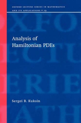 Cover of Analysis of Hamiltonian PDEs