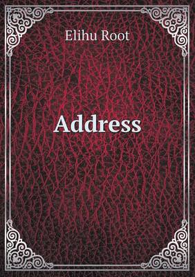 Book cover for Address