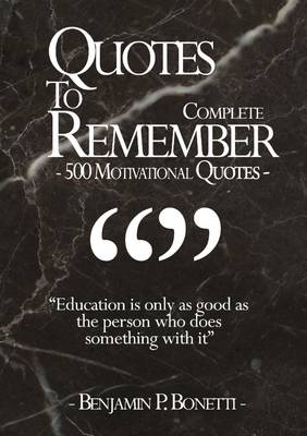 Book cover for Quotes To Remember - Complete