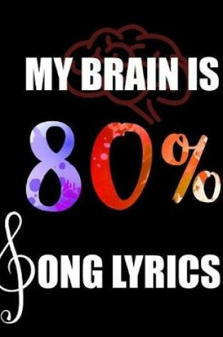 Cover of My Brain Is 80% Song Lyrics