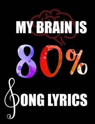 Cover of My Brain Is 80% Song Lyrics