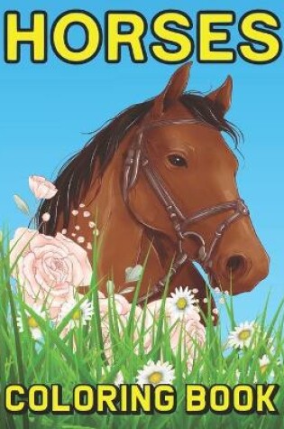 Cover of Horses coloring book