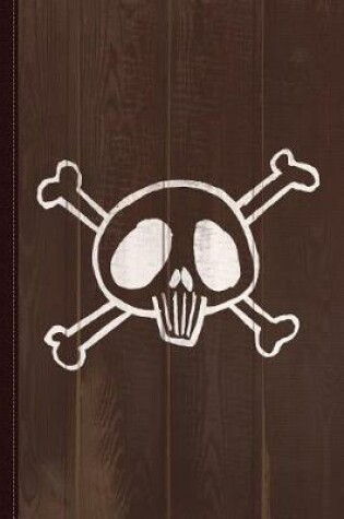 Cover of Pirate Skull and Bones Sketch Journal Notebook