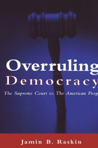 Cover of Overruling Democracy