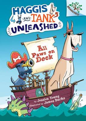 Book cover for All Paws on Deck: A Branches Book (Haggis and Tank Unleashed #1), Volume 1