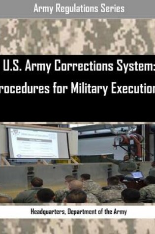 Cover of U.S. Army Corrections System