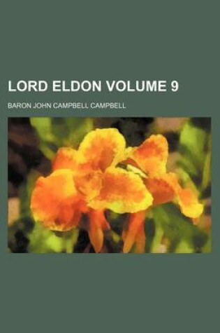 Cover of Lord Eldon Volume 9