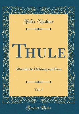 Book cover for Thule, Vol. 4