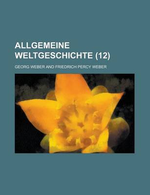 Book cover for Allgemeine Weltgeschichte (12)