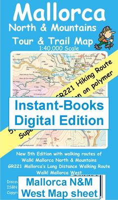 Book cover for Mallorca North and Mountains Tour and Trail West Map