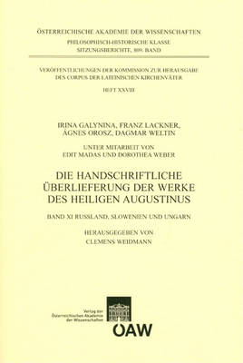 Book cover for Die Handschriftliche Uberlieferung Der Werke Des Heiligen Augustinus