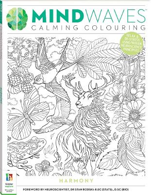 Book cover for Mindwaves Calming Colouring Harmony