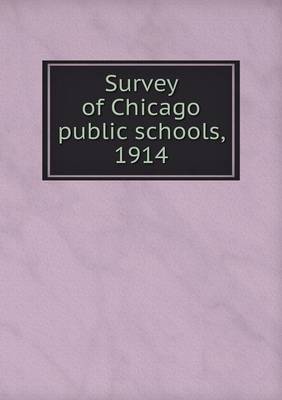 Book cover for Survey of Chicago public schools, 1914