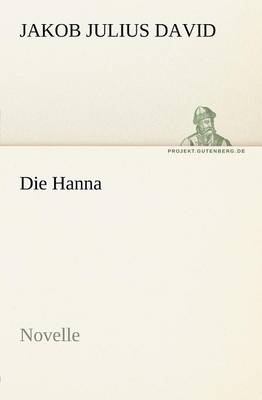 Book cover for Die Hanna. Novelle