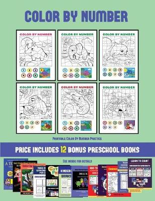 Book cover for Printable Color By Number Practice (Color by Number)