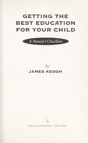 Book cover for Getting the Best Education for Your Child