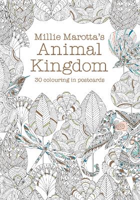 Book cover for Millie Marotta's Animal Kingdom Postcard Book