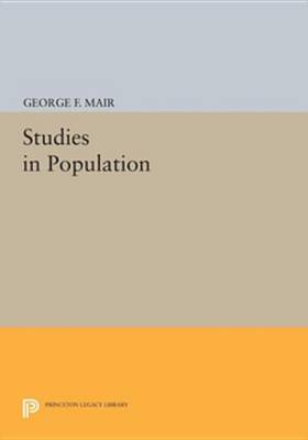 Cover of Studies in Population