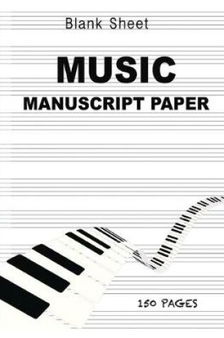 Cover of blank piano music book