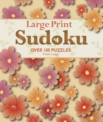 Book cover for Large Print Sudoku #4