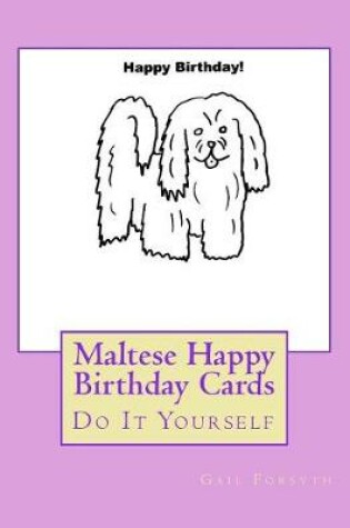 Cover of Maltese Happy Birthday Cards