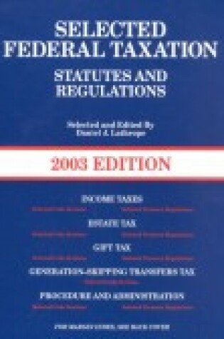 Cover of Selected Fed Tax Stat Reg 2004