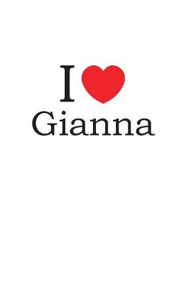 Book cover for I Love Gianna