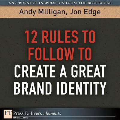 Book cover for 12 Rules to Follow to Create a Great Brand Identity