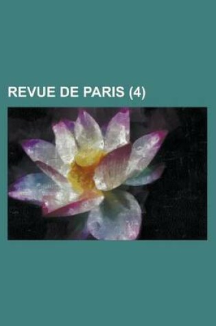 Cover of Revue de Paris (4)