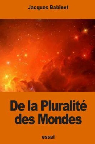 Cover of De la Pluralité des Mondes