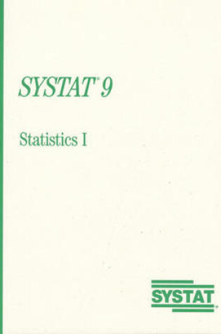 Cover of Systat 9 Statistics I