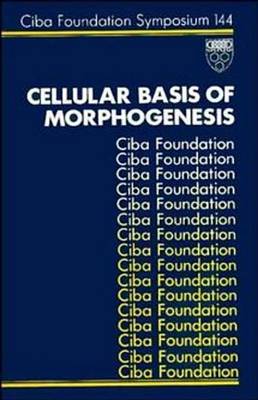 Cover of Cellular Basis of Morphogenesis