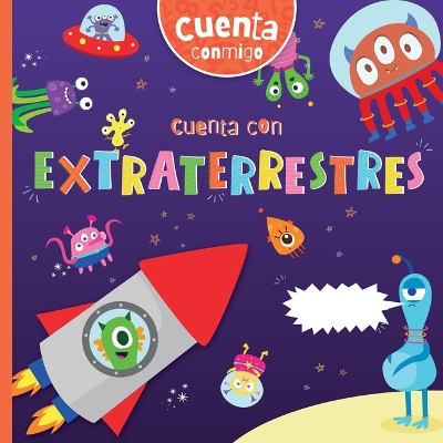 Book cover for Cuenta Con Extraterrestres (Counting with Aliens)