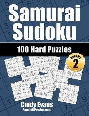 Book cover for Samurai Sudoku Hard Puzzles - Volume 2