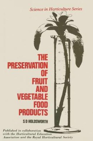 Cover of The Preservation of Fruit and Vegetable Food Products