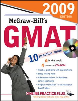 Book cover for McGraw-Hill's GMAT with CD-ROM, 2009 Edition
