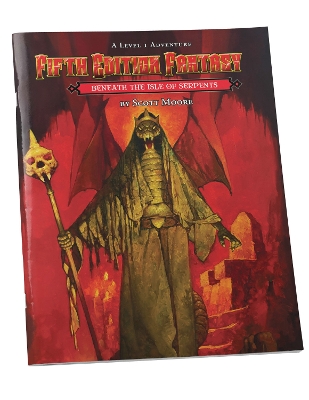 Cover of Fifth Edition Fantasy #28: Beneath the Isle of the Serpents