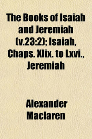 Cover of The Books of Isaiah and Jeremiah (V.23