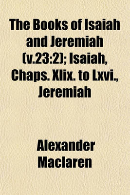 Book cover for The Books of Isaiah and Jeremiah (V.23