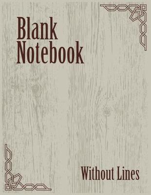 Cover of Blank Notebook Without Lines