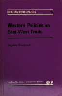 Cover of Western Policies on East-West Trade
